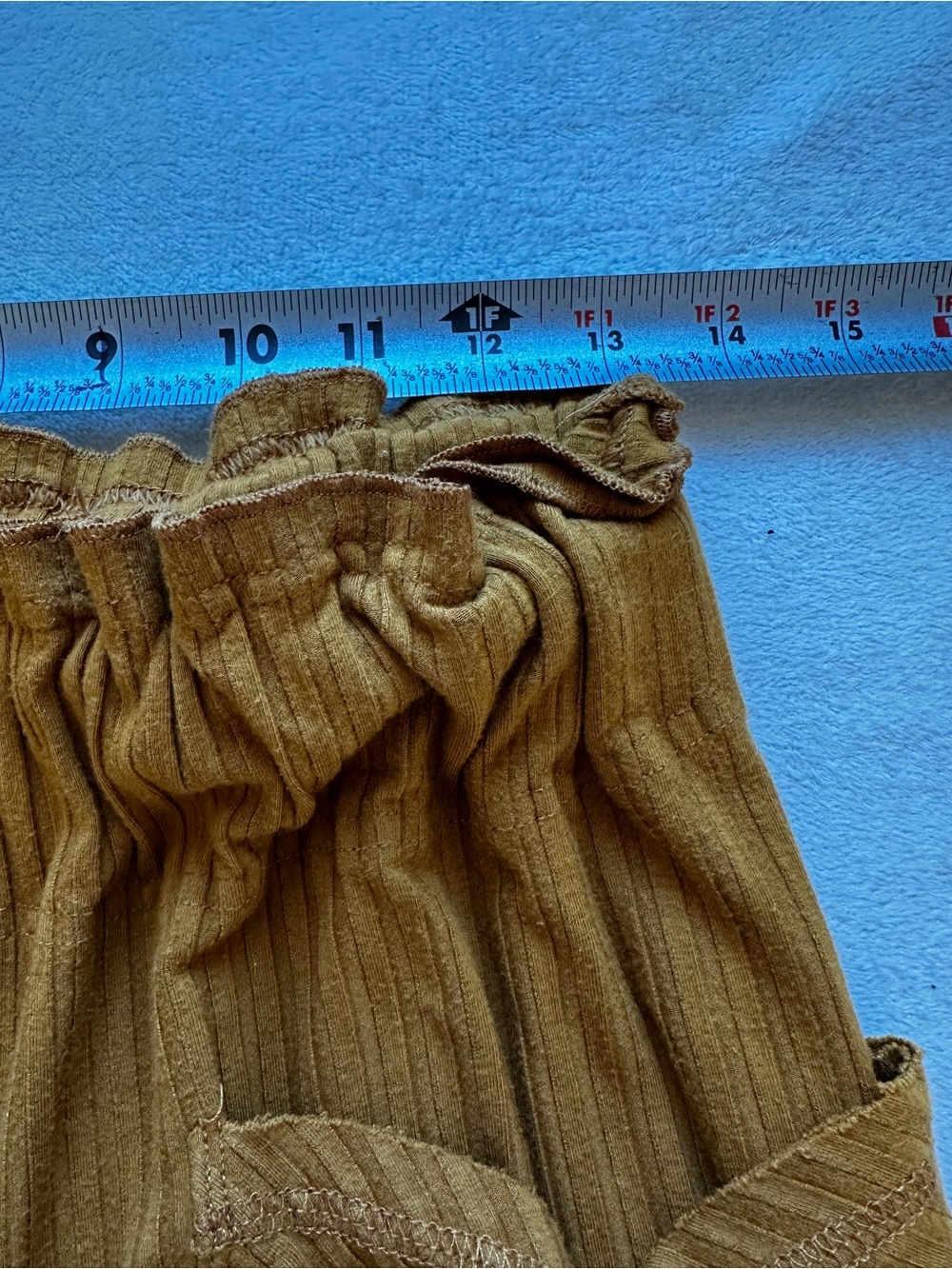 Free People Pleated Wide-Leg Skirt/Pants in Mustard gold size Small - Picture 11 of 12